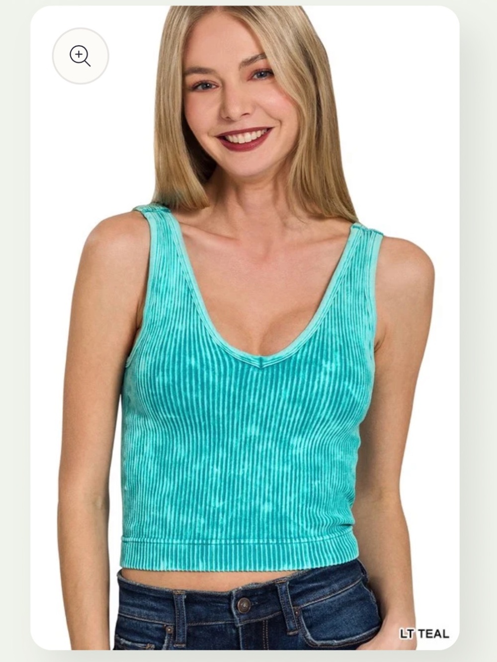Zenana New Ribbed V-Neck Brami